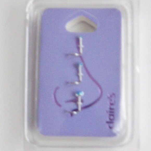 Claire's Bundle of 3 Packages Stainless Steel Nose Jewelry Mostly Studs - Picture 6 of 13